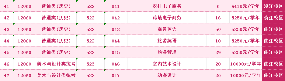 广东松山职业技术学院2024年夏季高考招生计划